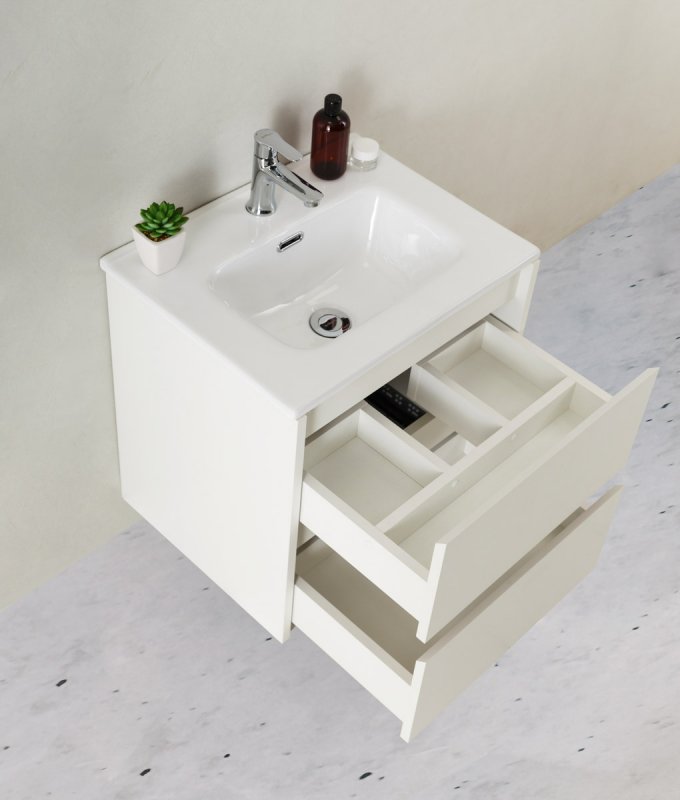 Мебель для ванной комнаты BelBagno KRAFT 39-600 Bianco Opaco  - Вид №1