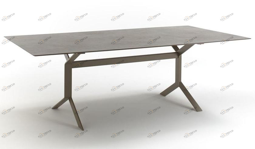 Roberti Прямоугольный садовый стол из стали Key west sun-id-1406906