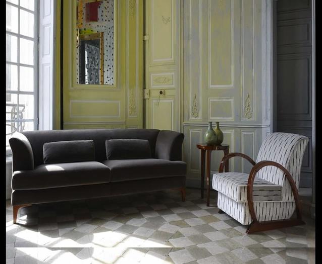 HUGUES CHEVALIER Диван из ткани Vendôme Vendome sun-id-1418321 - Вид №2