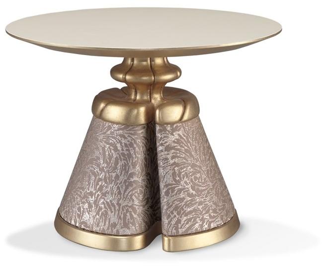 Jetclass Круглый лакированный журнальный столик Iman Jim207  - Вид №1