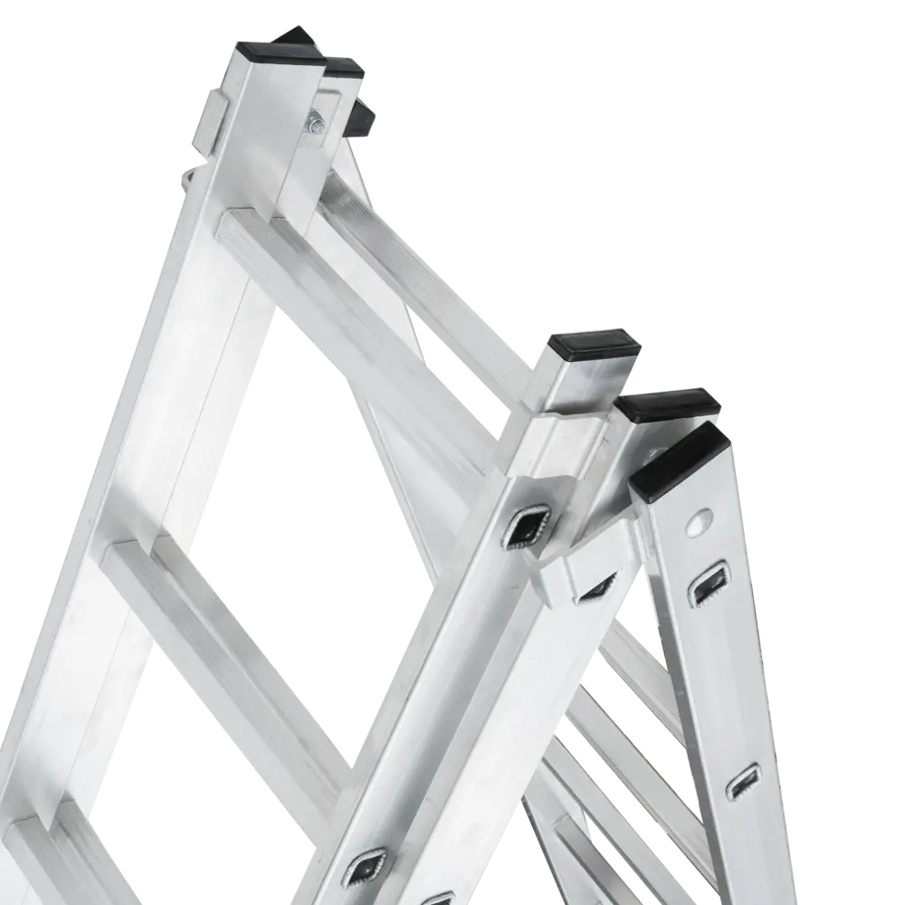 Лестница раскладная выдвижная 3-секционная Standers до 5.32 м 9 ступеней STLM-2096585 - Вид №7