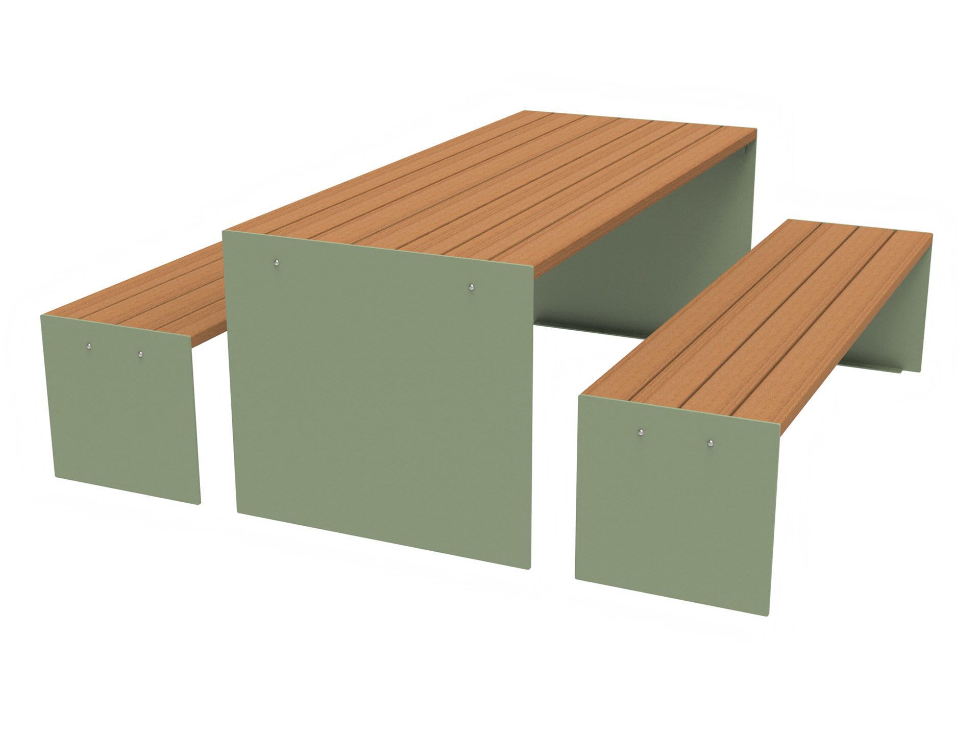 Стол для пикника со встроенными скамейками Lazzari Recto ARCH-00105488 - Вид №8