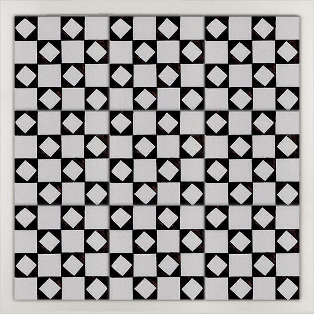 Пол / покрытие ручной работы La Riggiola черный и белый ARCH-00052486 - Вид №1