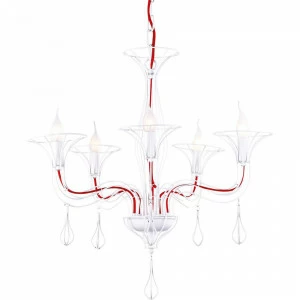 Подвесная люстра Arte Lamp Artefact A3225LM-5WH белая ARTE LAMP ДИЗАЙНЕРСКИЕ, ARTEFACT WHITE 056530 Белый