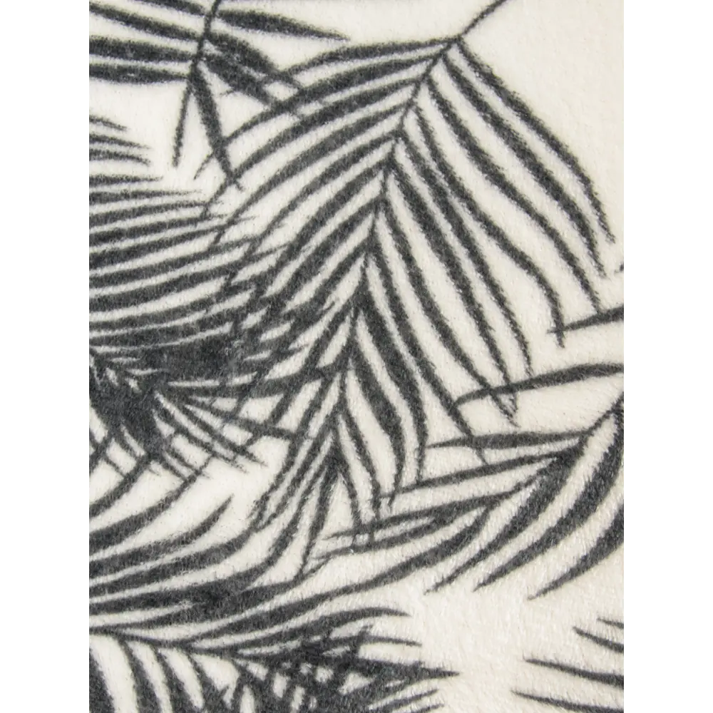 Плед Fleurette 200x220 см микрофибра цвет черно-белый Ardenza STLM-2100027 - Вид №1