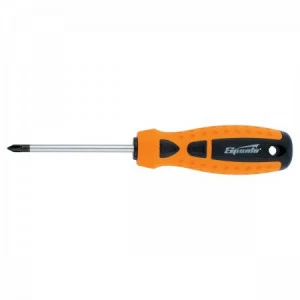 Отвертка "Point" PH2х100мм CrV двухкомпонентная рукоятка SPARTA