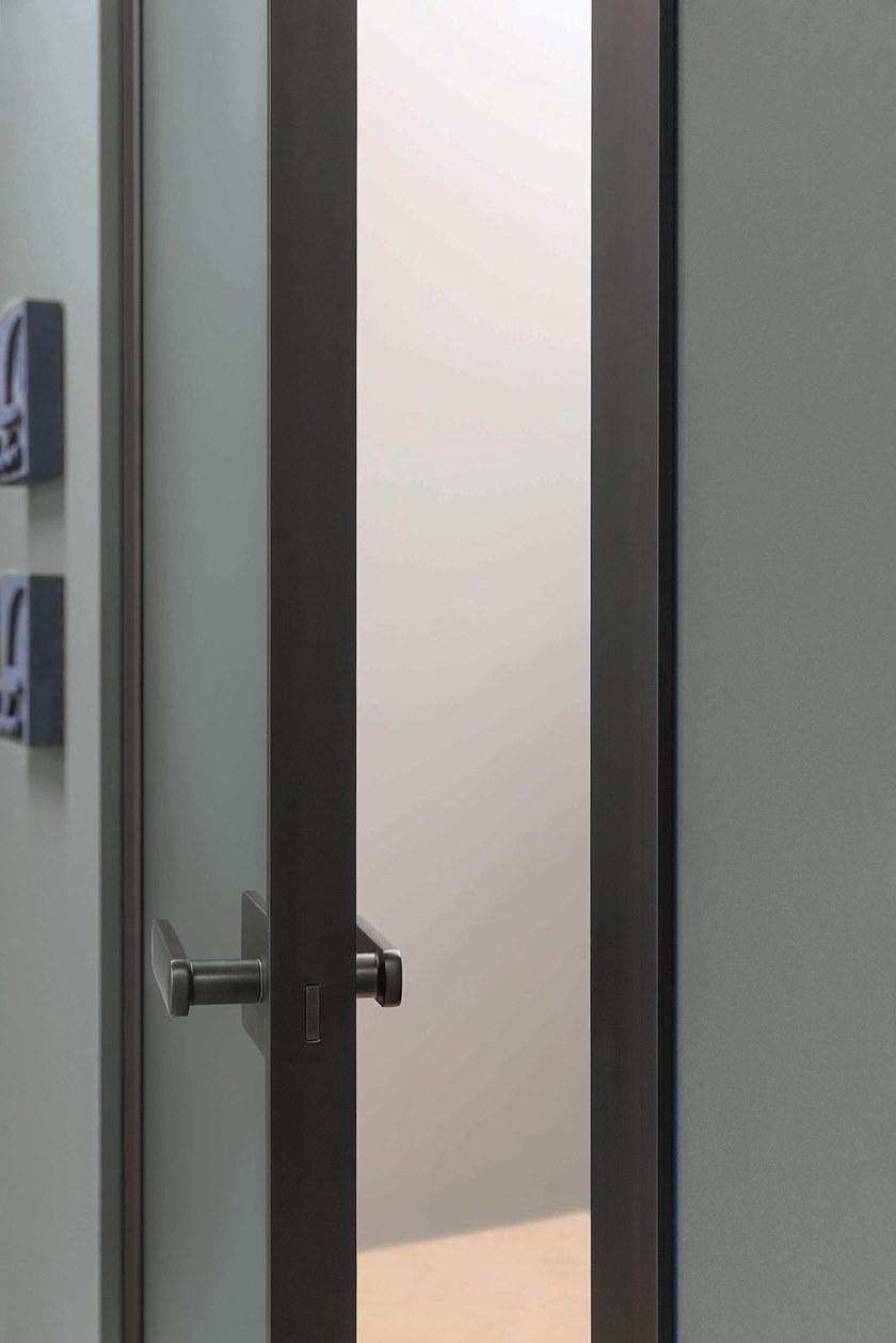 Lualdi Распашная дверь из алюминия в современном стиле со скрытыми петлями Architectural Santreyd sun-id-1377171 - Вид №8