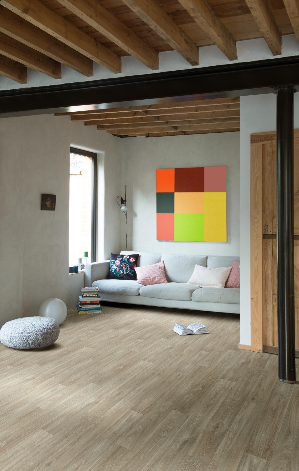 Нескользящий виниловый пол с эффектом дерева BEAUFLOR Tex-style ARCH-00026086 - Вид №1