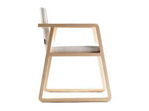 Сани стул с подлокотниками