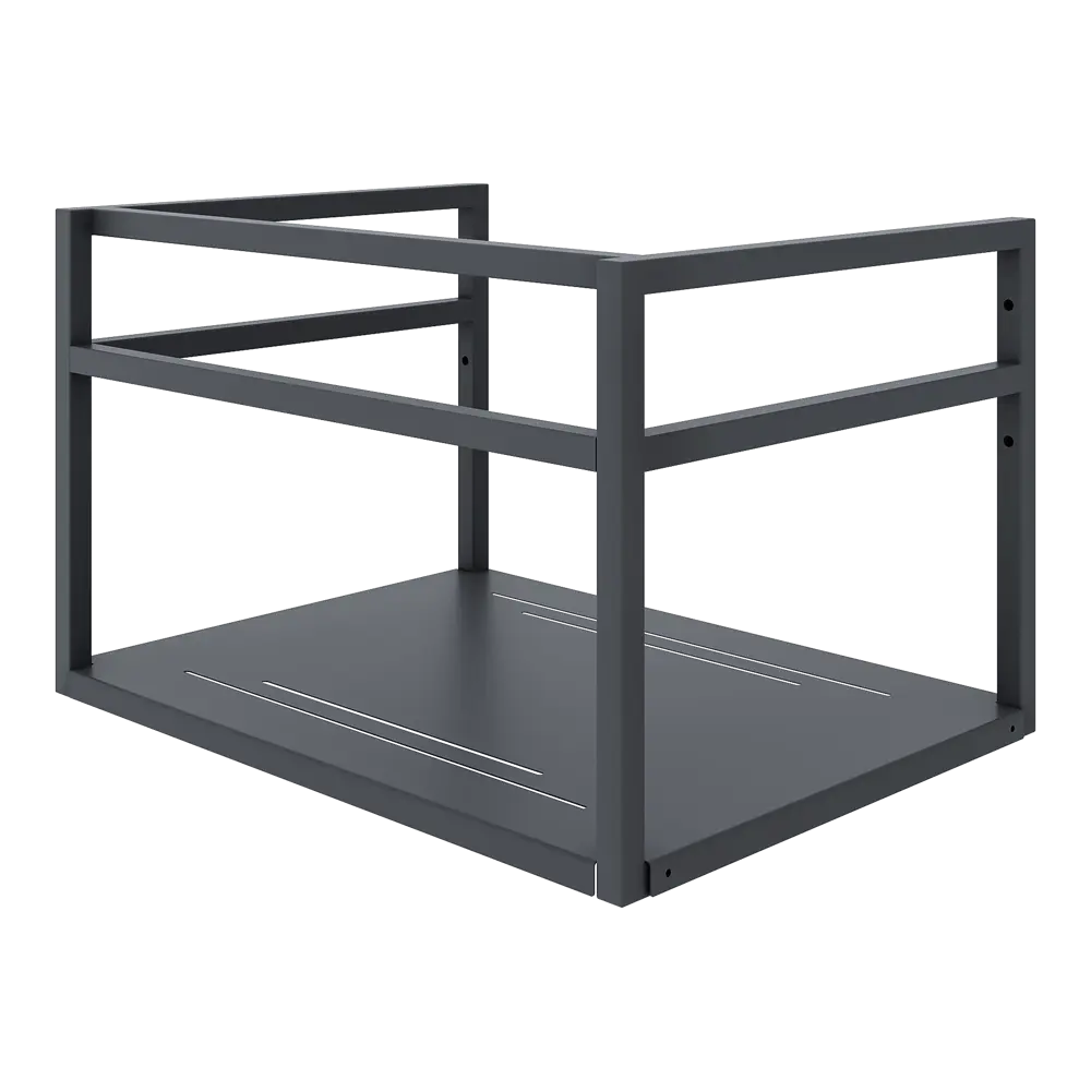 Опора для раковины навесная Бруклин 50 см цвет черный KONSENSA STLM-2194097 - Вид №1