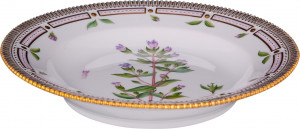 71312 Royal Copenhagen Тарелка суповая 22см "Флора Даника" Фарфор