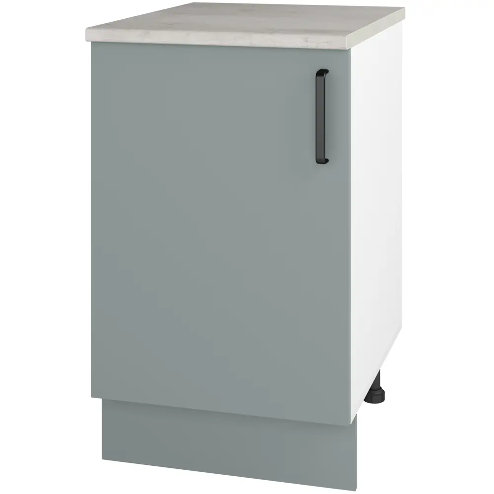 Кухонный шкаф напольный Неман 50x86x56 см ЛДСП цвет зеленый Santreyd STLM-2138372 - Вид №2