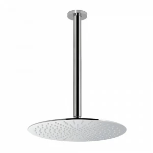 Круглый потолочный верхний душ из нержавеющей стали с дождевой струей, который легко контролировать LINFA II NEWFORM Италия
