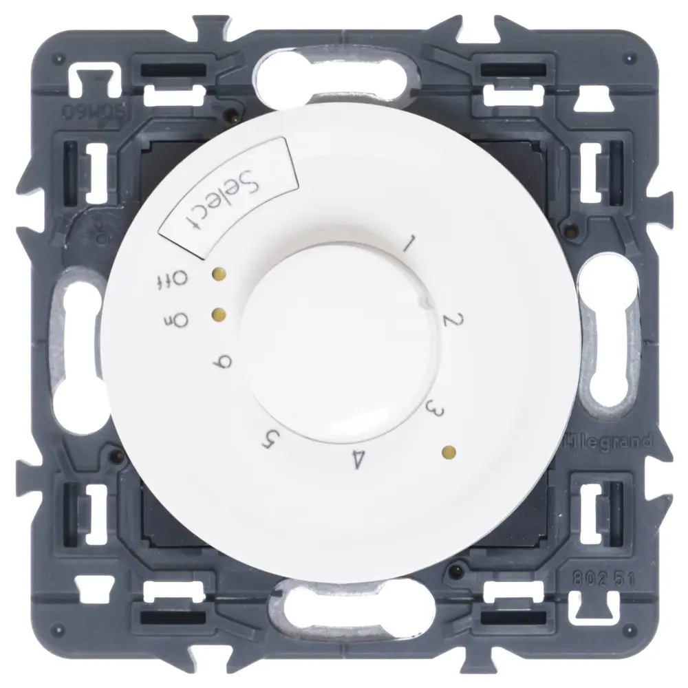 Терморегулятор для теплого пола Legrand Celiane механический, цвет белый STLM-2144017