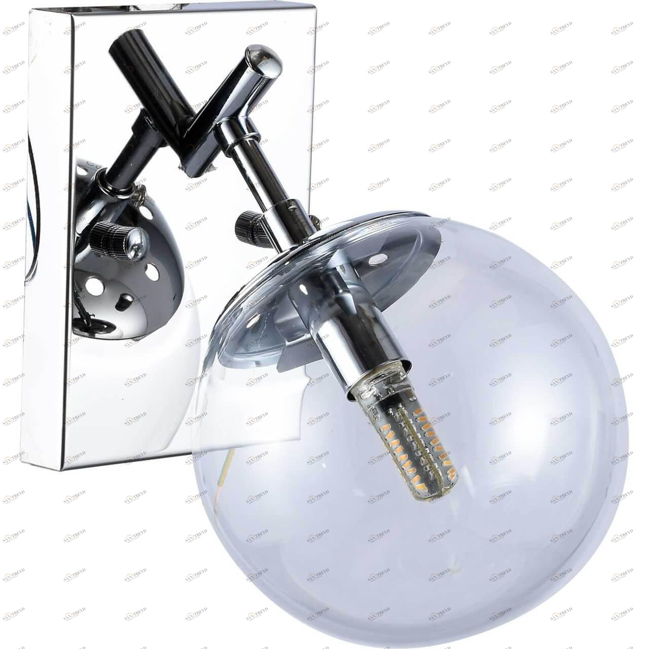 Бра настенное серебристое хром Stilfort Campilo 2037/09/01W STILFORT CAMPILO 00-3930725 Хром 