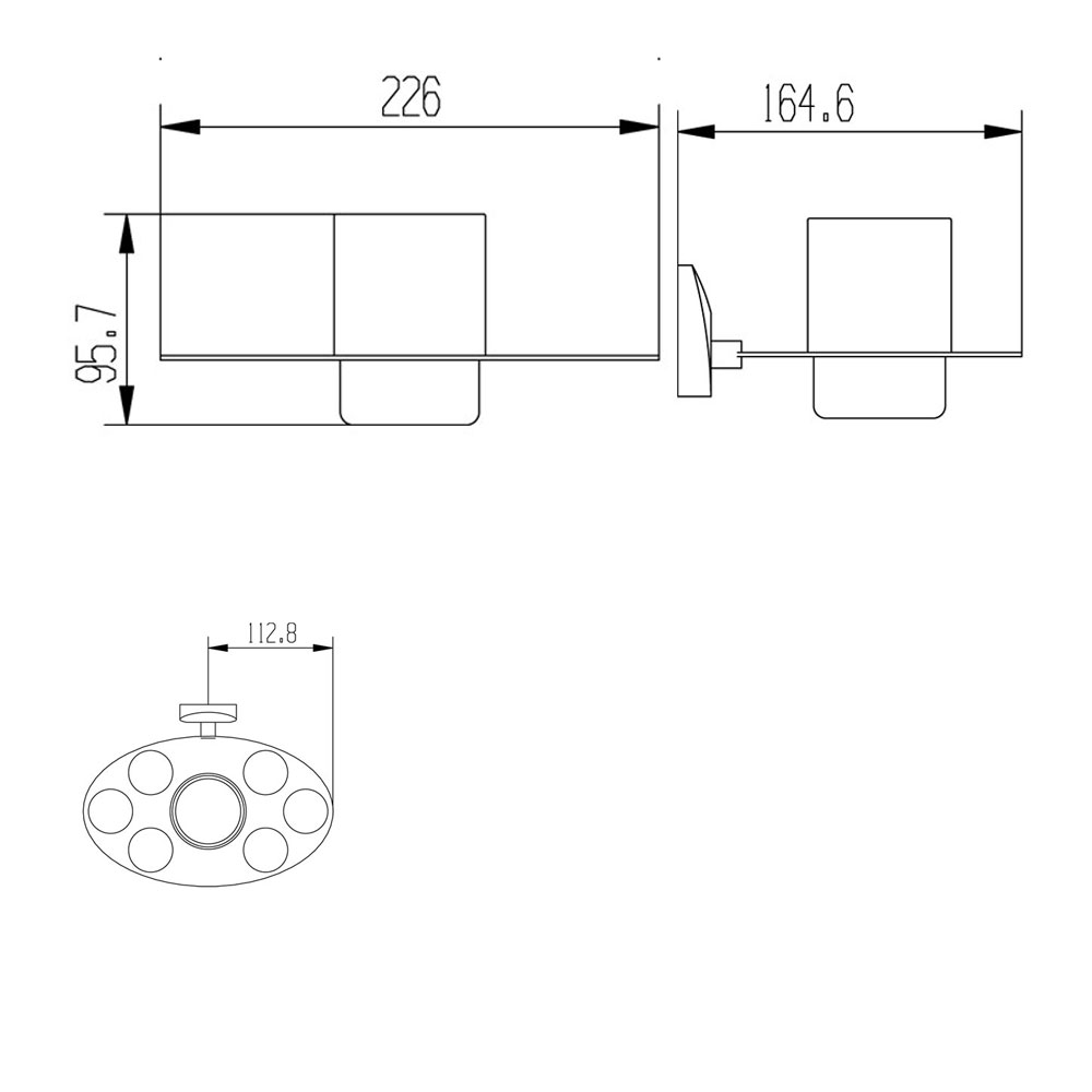 R70104 Стакан одинарный стеклянный Raiber  - Вид №2