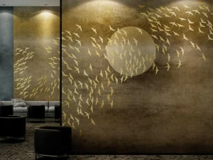 GLAMORA Моющиеся виниловые обои Gold