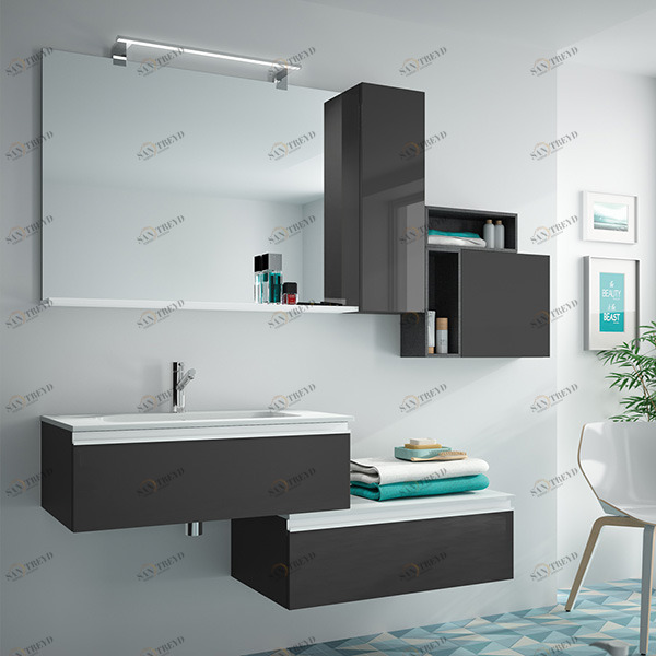 КОМПЛЕКТ МЕБЕЛИ SPIRIT 80 СМ GLOSS GREY SALGAR 22787