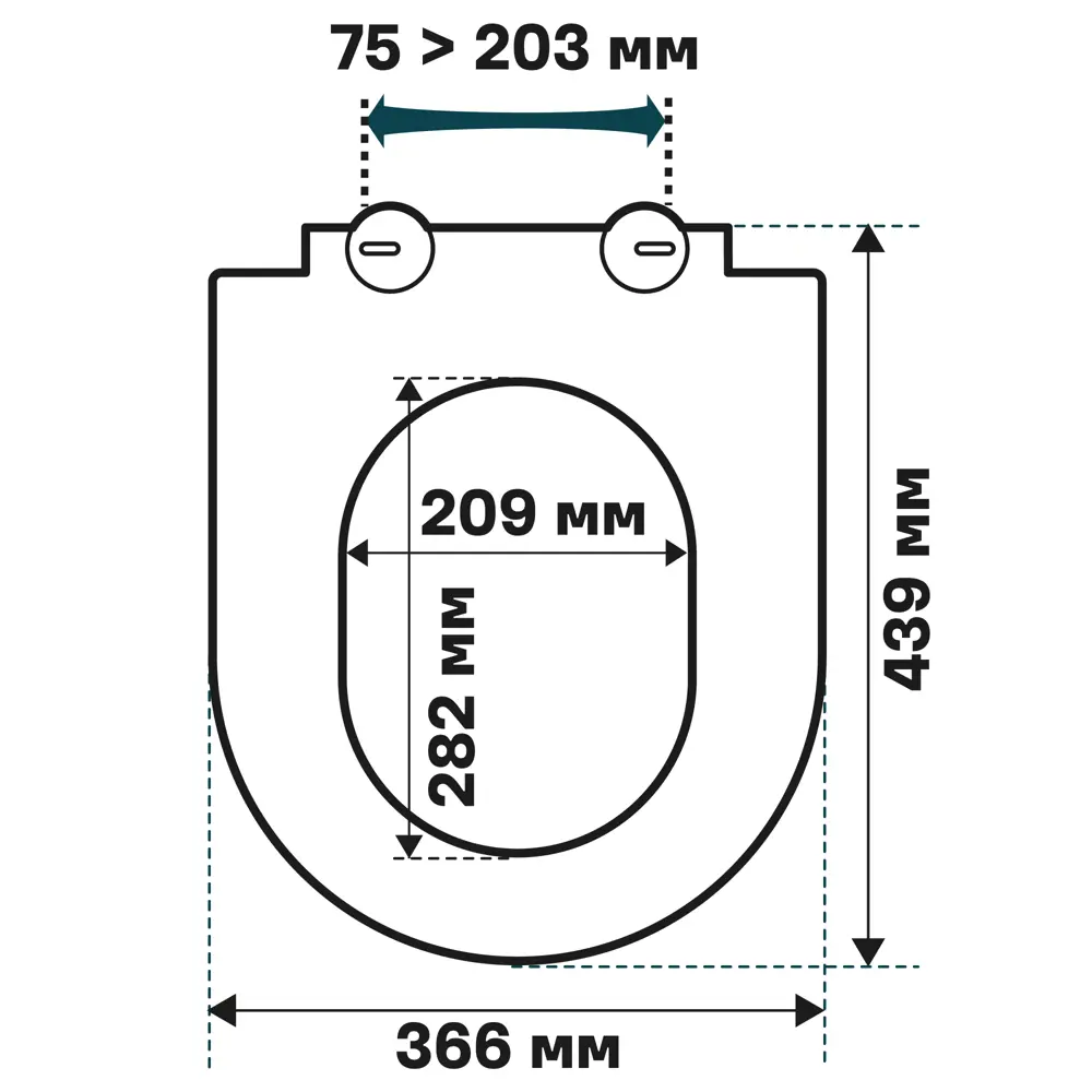 Сиденье для унитаза KONSENSA Lisso с микролифтом цвет белый Лиссо STLM-2095031 - Вид №8