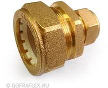 Муфта с уменьшением труба-труба 25*15мм Flexible hose Россия