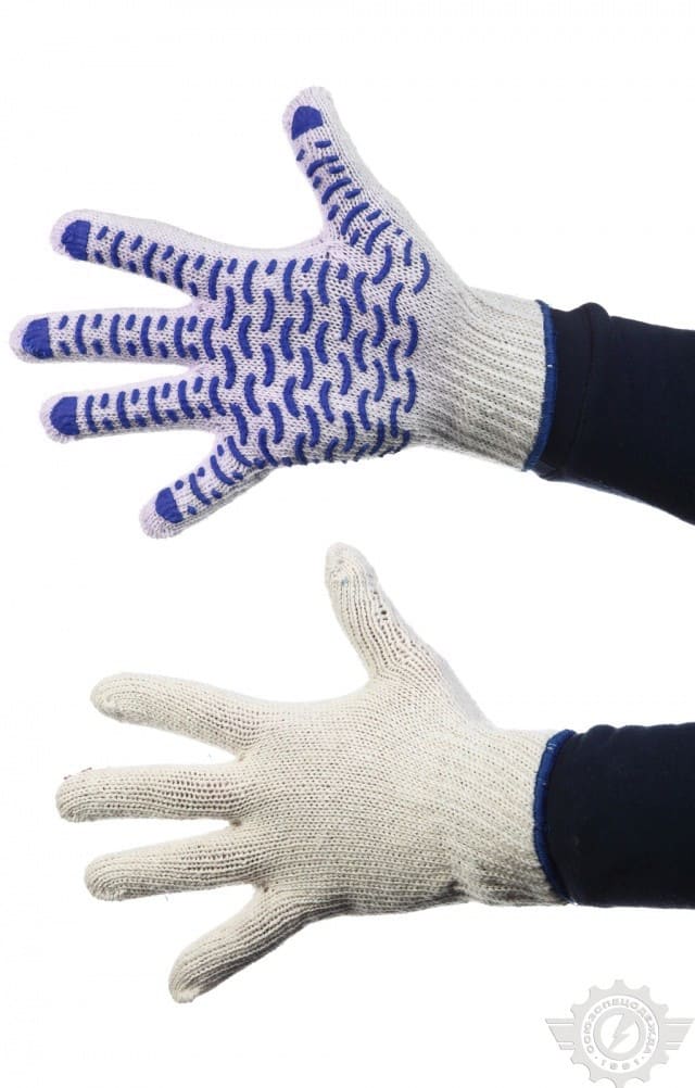 59364 Перчатки с ПВХ Волна  Средства защиты рук  размер Спецодежда 