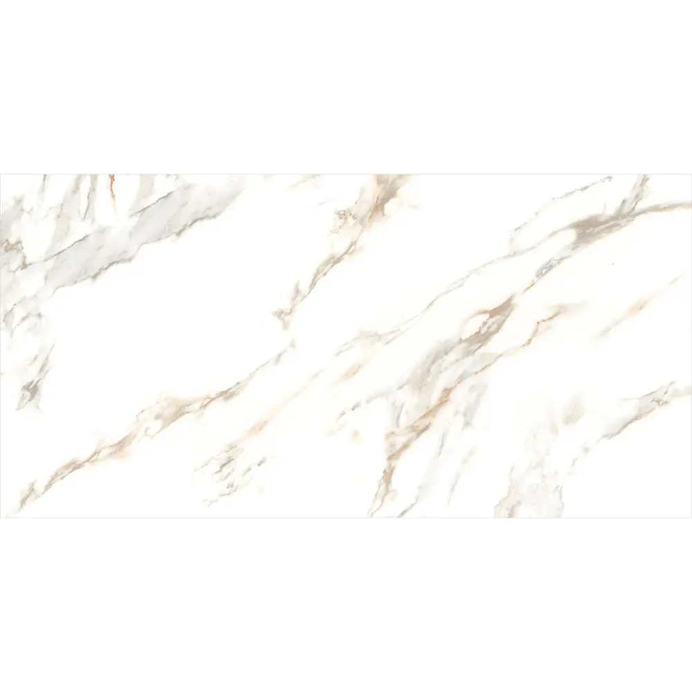 Глазурованный керамогранит Abgres Calacatta 60x120 см 1.44 м² матовый цвет белый Santreyd STLM-2107739 - Вид №1