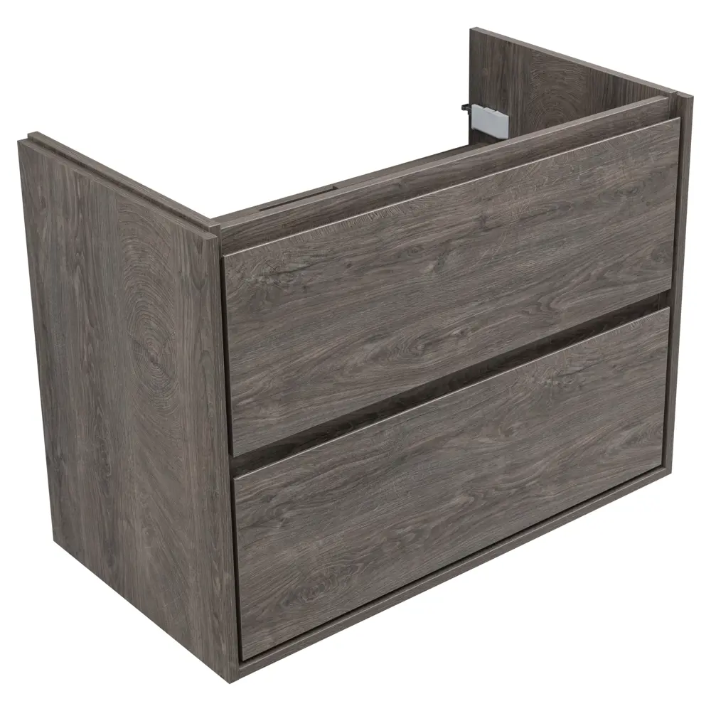 Тумба под раковину KONSENSA Мокка 2.0 подвесная 85 см цвет серый дуб STLM-2001532 - Вид №9
