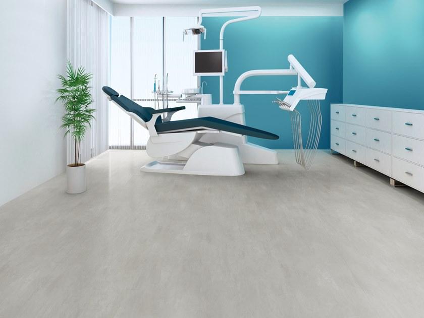 LIUNI Антистатический пол из синтетического материала с эффектом бетона Pavimenti vinilici calandrati sun-id-1439841 - Вид №2