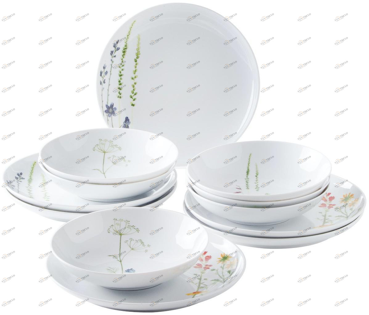 39G232A76875C Wildflower Столовый набор 12tlg. пять чувств Kahla-porzellan 