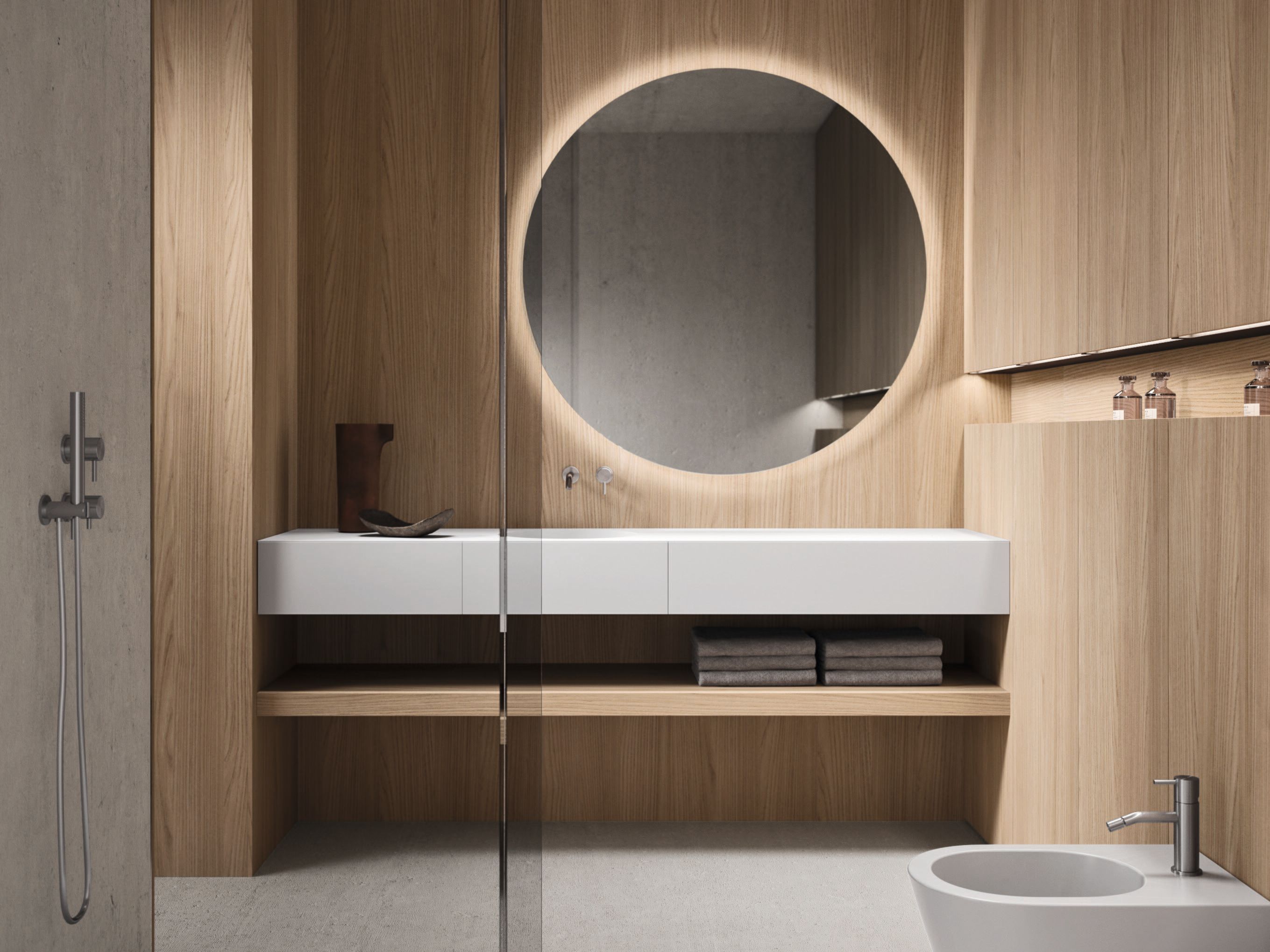 Полностью облагороженная мебель для ванной комнаты Noorth Azuma ARCH-00019049