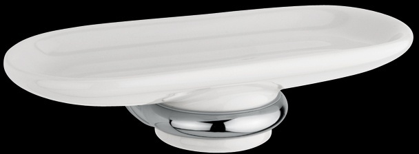 SH132 Мыльница в ванную, двойная, подвесная, керамическая bagno&associati SHIRE