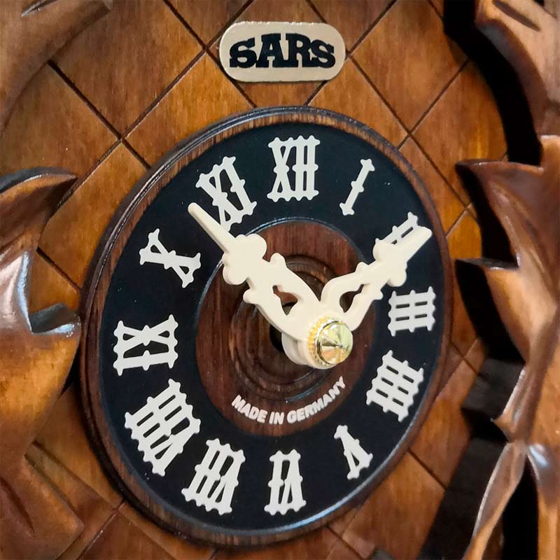 Часы настенные с кукушкой коричневые 8N Sars SARS ДИЗАЙНЕРСКИЕ 00-3967486 Коричневый  - Вид №4