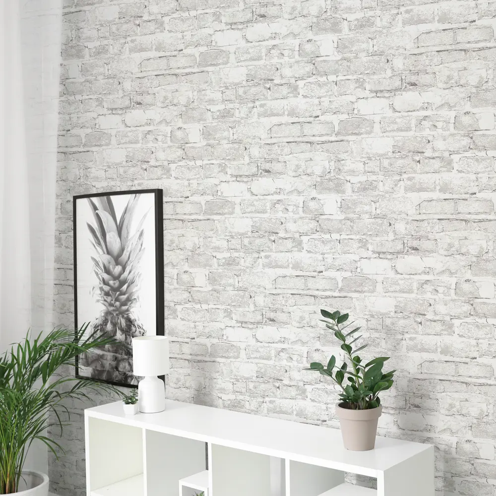 Обои флизелиновые Аспект Ру Брикс серые 1.06 м 78030-44 STLM-2010037 - Вид №3