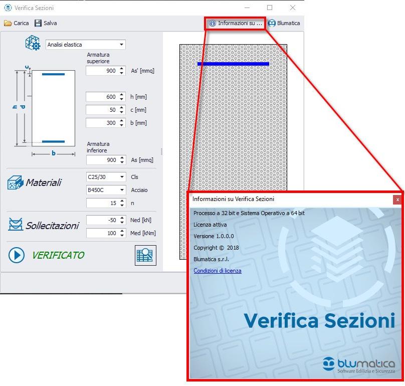 Blumatica Расчет сечения sun-id-1421327 - Вид №1
