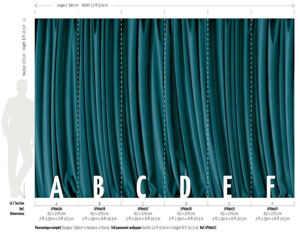 Koziel Панорамные тканевые обои  Lpv007  - Вид №3