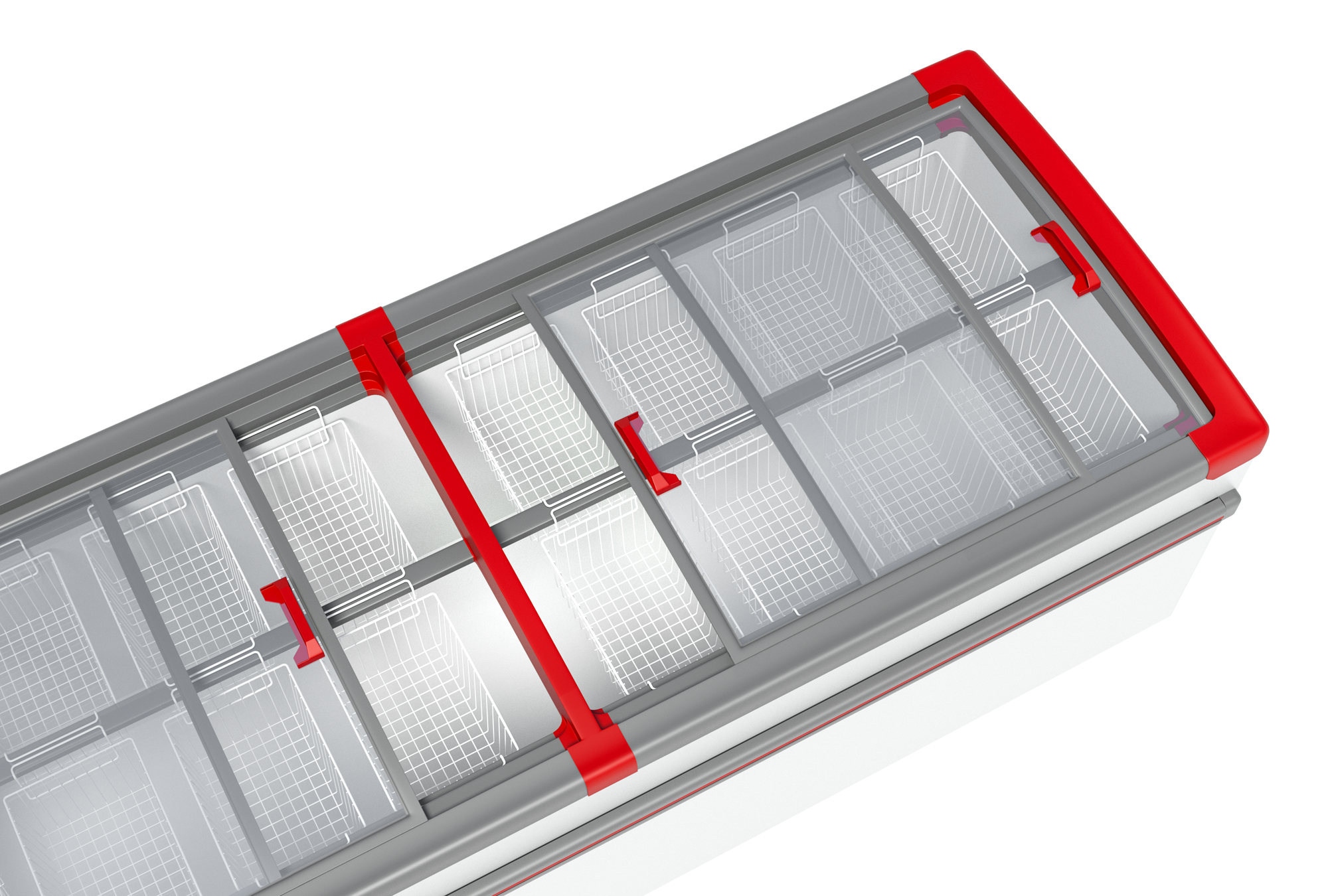 9270262 Морозильный ларь Frostor F 2000 B белый, красный STDN-0087077 - Вид №2