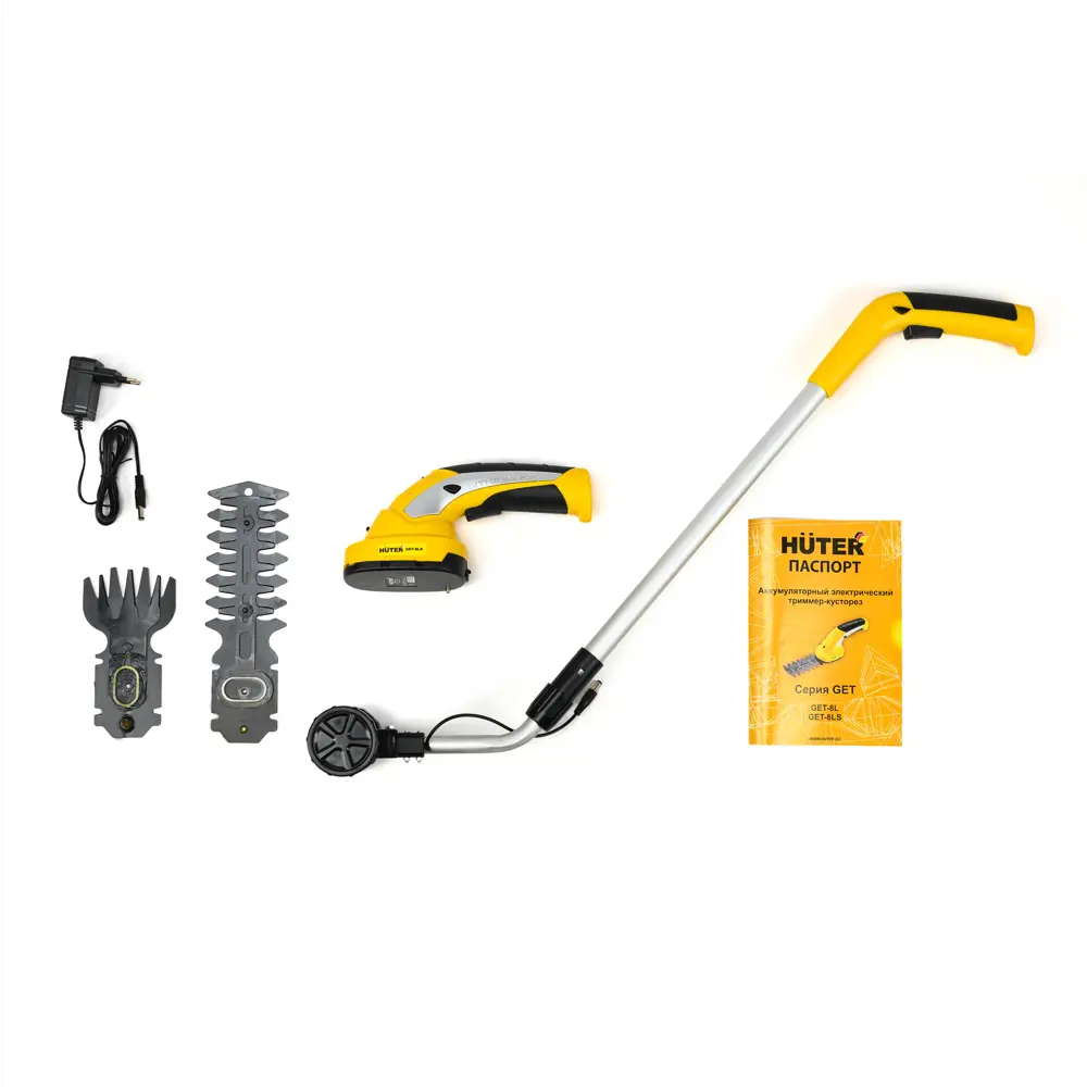 Аккумуляторный кусторез HUTER GET-8LS с телескопической ручкой 84410458 STLM-0049631 - Вид №1