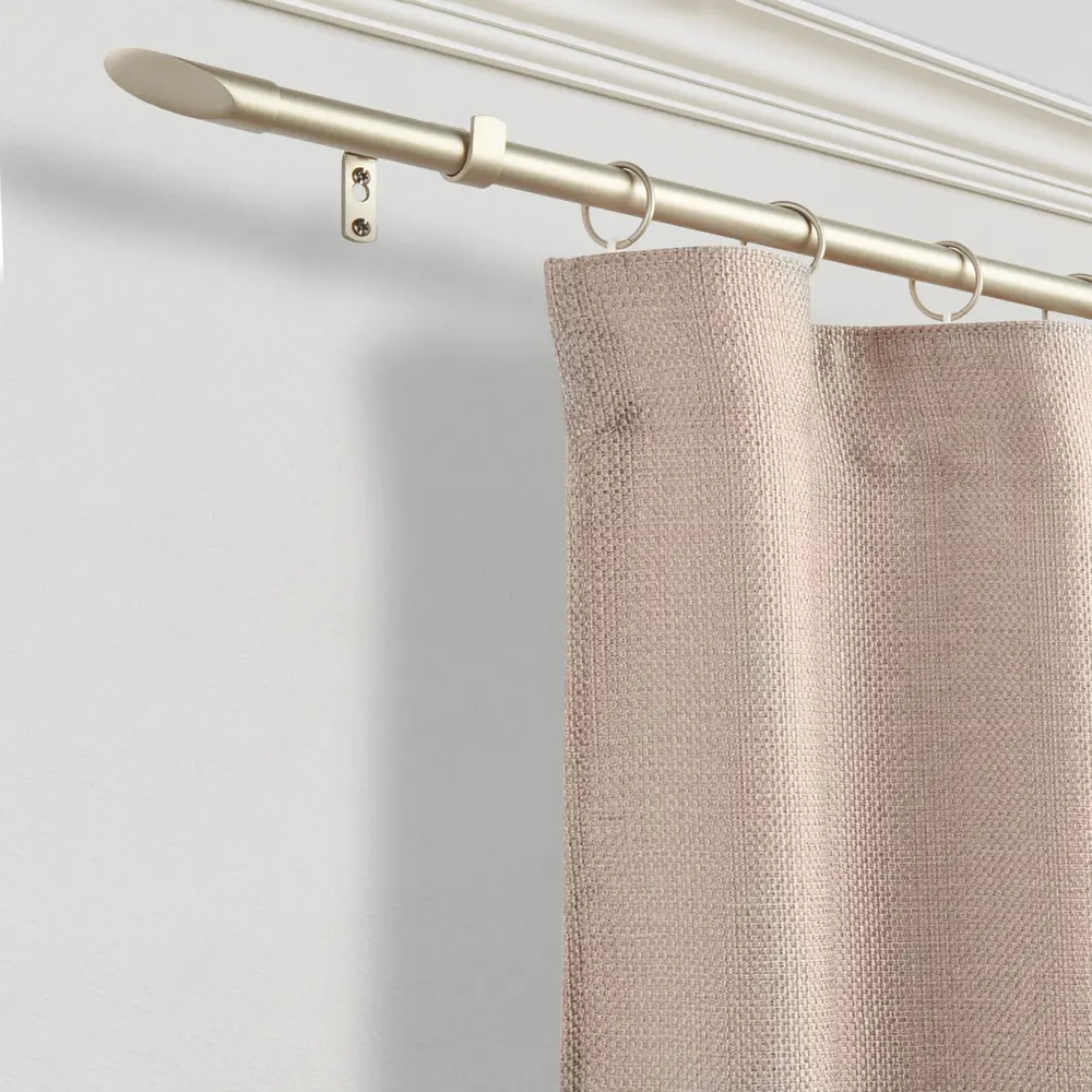 Карниз однорядный раздвижной d19/16 мм наконечник скол 160-320 см цвет сталь ORBIS STLM-2209713 - Вид №4