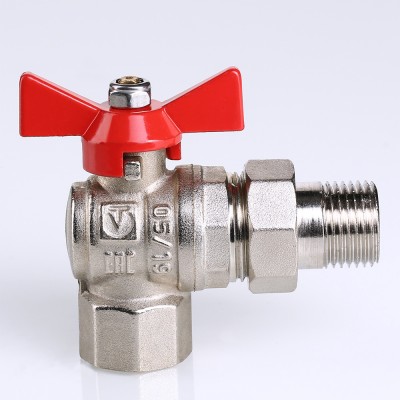 VT.228.N.06 Кран шаровой VALTEC BASE угловой с полусгоном Valtec 1"  - Вид №8