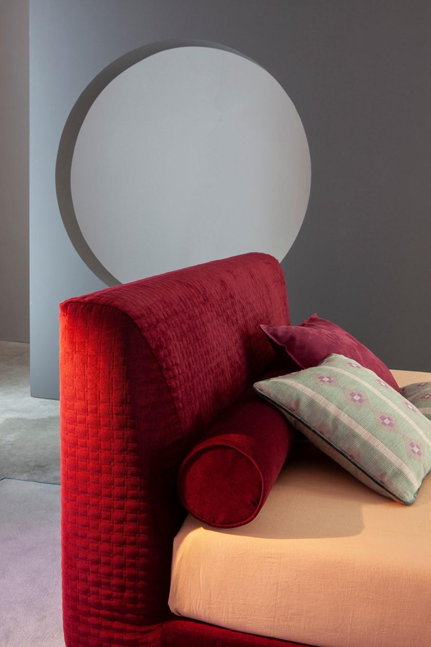 Twils Двуспальная кровать с обивкой из ткани Ès sun-id-1466313 - Вид №2