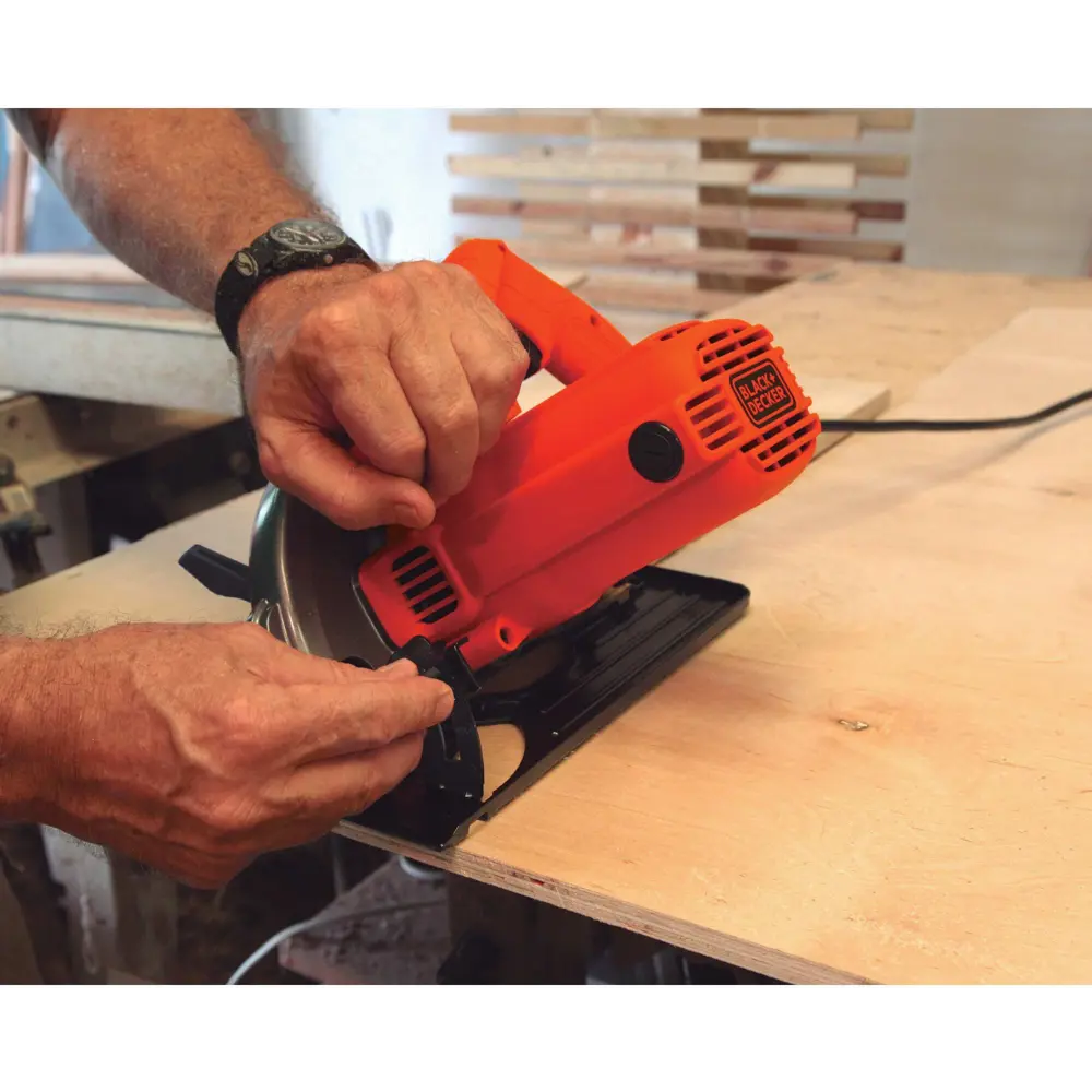 Пила циркулярная сетевая Black&Decker CS1004, 1400 Вт, 190 мм BLACK + DECKER STLM-2085822 - Вид №15