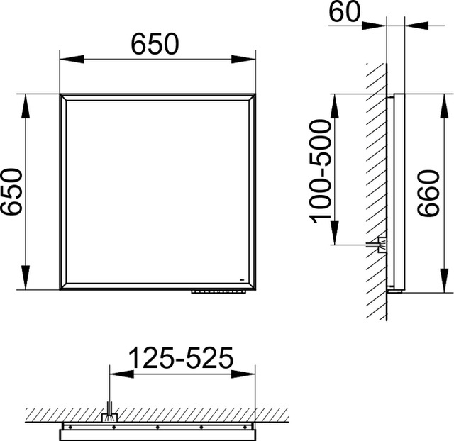 14597172000 Зеркало с подсветкой KEUCO Royal Lumos - Вид №4