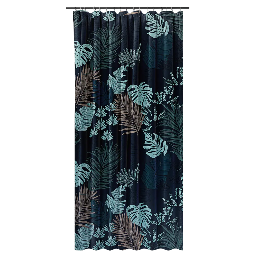 Штора на ленте со скрытыми петлями димаут KREAFORTA Aleida 140x280 см синий STLM-2189270 - Вид №1