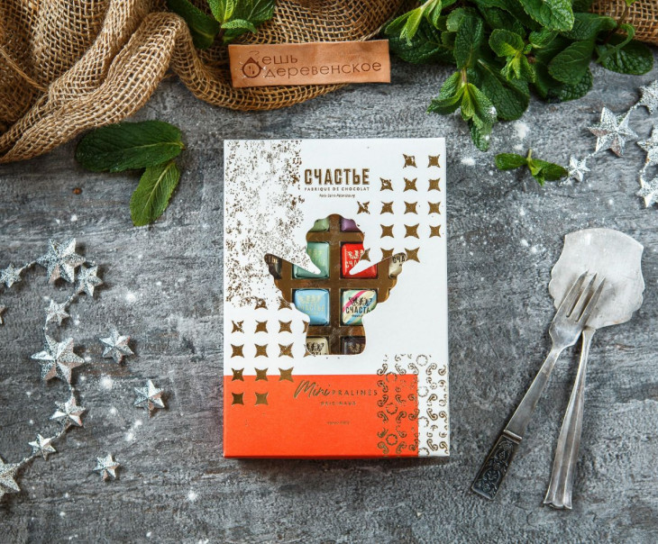 5646 Коллекция мини-пралине "Счастье" 20 шт. Вкусляндия  - Вид №1