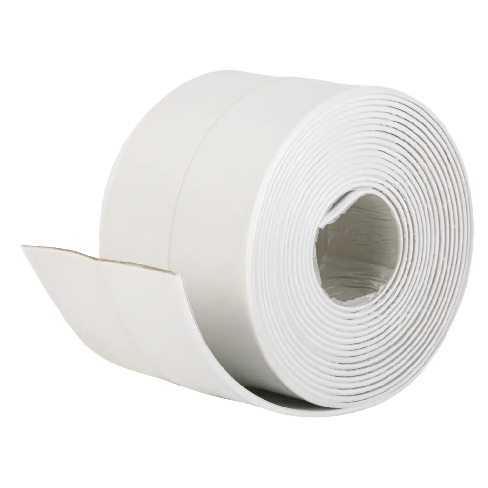Бордюрная лента для ванной MONLID 60 мм 3.35 м цвет белый STLM-2106090