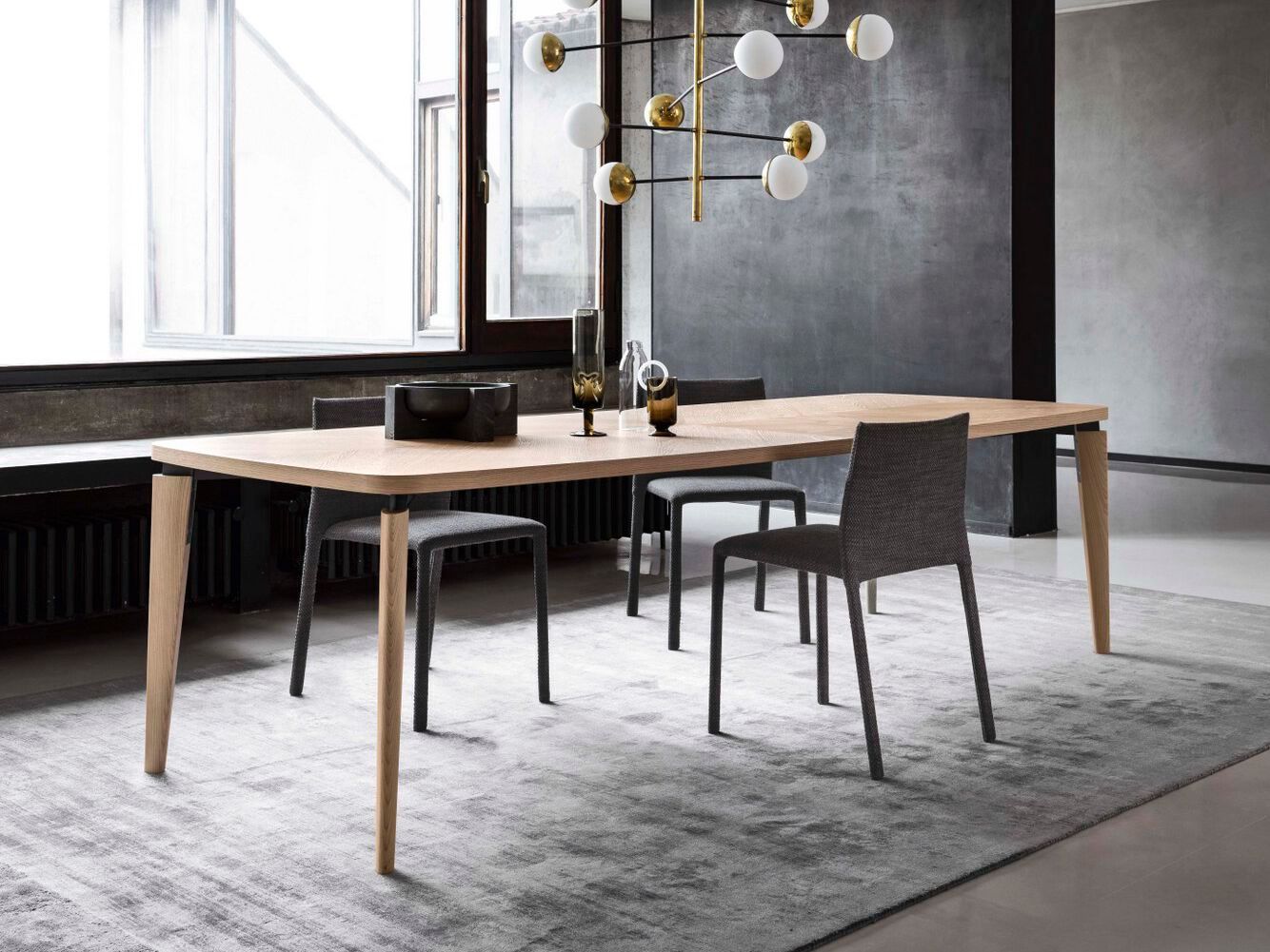 Деревянный прямоугольный стол Alf DaFrè FYRA ARCH-00053224 - Вид №2