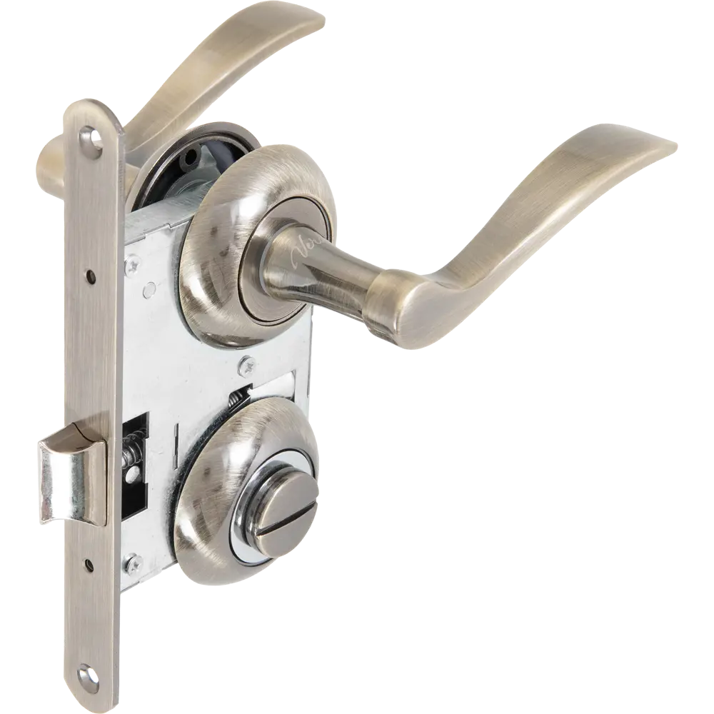 Santreyd Дверные ручки 194 AB с замком в стиле бронза 85219162 STLM-0897722
