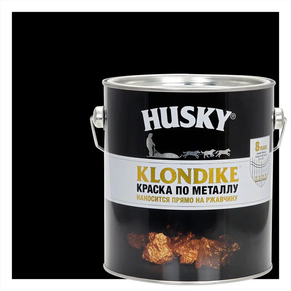 Husky Klondike - универсальная краска по металлу с эффектом 3 в 1 84391725