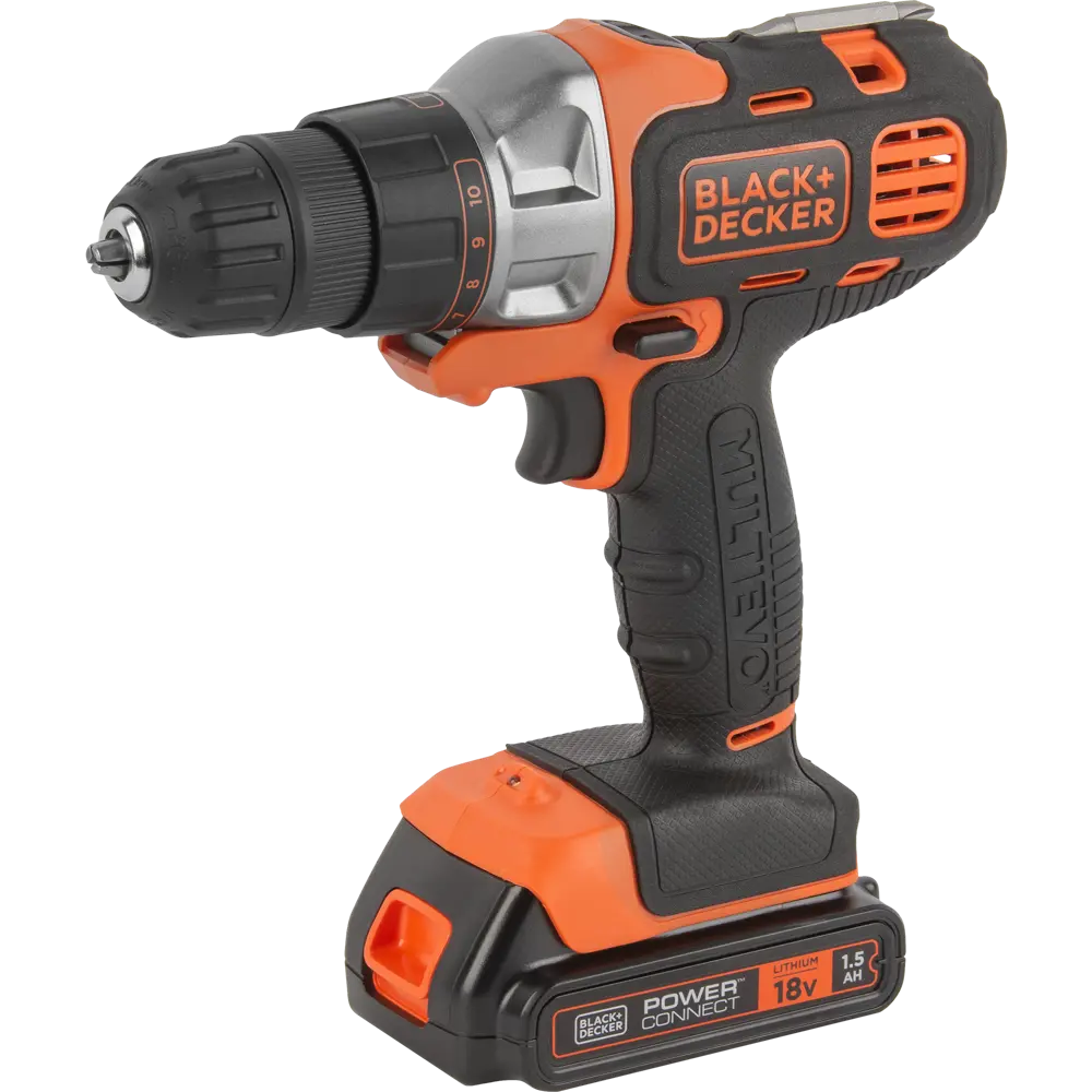 Многофункциональный аккумуляторный инструмент Black&Decker Multievo MT218, 18 В Li-Ion 2x1.5Ач BLACK + DECKER STLM-2033531
