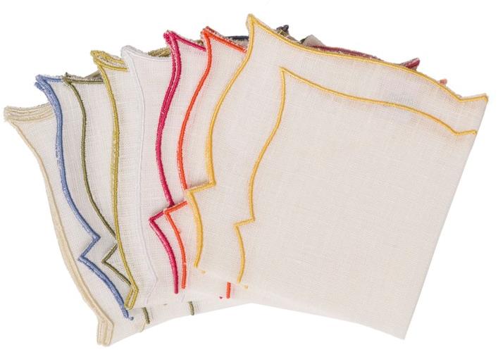 La Gallina Matta Льняная салфетка Parentesi rettangolare sun-id-1502213 - Вид №1